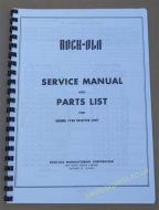 Rock-Ola Model 1738 Receiver Unit Service Manual & Parts List (USM22)