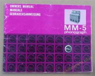 Rowe Ami MM-5 Owners Manual (USM234)