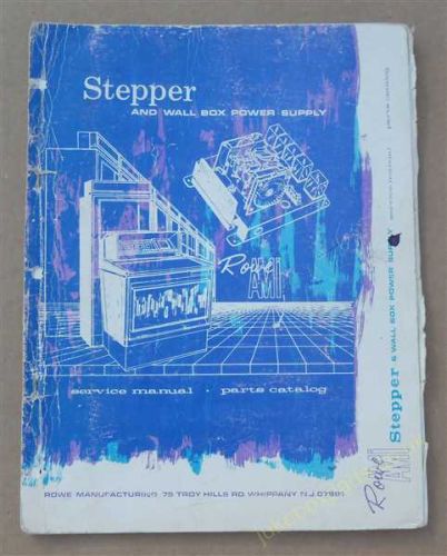 Rowe-Ami Stepper & Wall Box Power Supply Service Manual & Parts Catalog (USM236)