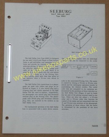 Seeburg Half Dollar Unit HDU1 (USM250)