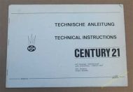 NSM Century 21 Technical Instructions Booklet (USM266)