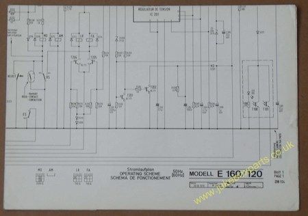 NSM E160/120 Operating Scheme Schematic (USM277)