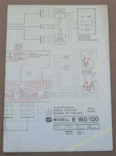 NSM E160/120 Wiring Diagram (USM278)