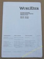 Wurlitzer Remote Selection Wall Box FW100-FW160 FW161-FW200 Service Manual  (USM283)
