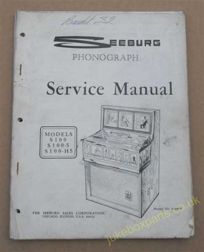 Seeburg S100, S100-5, S100-H5 Manual (USM288)