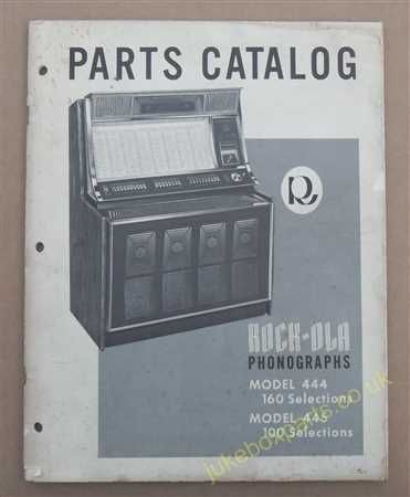 Rock-Ola 444 / 445 Parts Catalog (USM29)