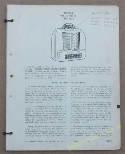 Seeburg Wall-O-Matic Type 3W-1 (USM30)