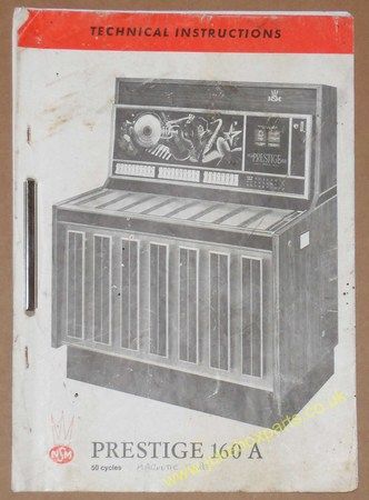 NSM Prestige 160A Technical Instructions Manual (USM301A)