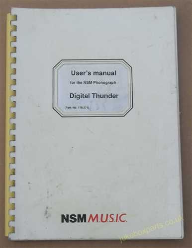 NSM Users Manual for Digital Thunder (USM313)