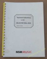 NSM Technical Instructions for Selector Wall Box Manual (USM315)