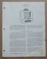 Seeburg Wall-O-Matic Type 3W-1 Information & Parts List (USM319)