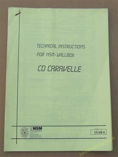 NSM Wall Box Technical Instructions for CD Caravelle (USM323)