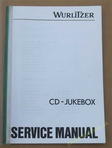 Wurlitzer CD Service Manual (USM325)
