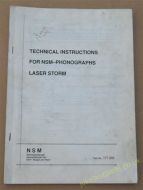 NSM Technical Instructions for CD Laserstorm ES1V (USM327)