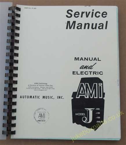 AMI Model J Series Service Manual (USM340)