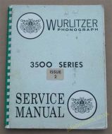 Wurlitzer 3500, 3560, 3510, Zodiac Service & Parts Manual (1971) (USM345)