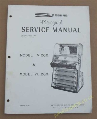 Seeburg V-200 & VL-200 Service Manual (USM349)