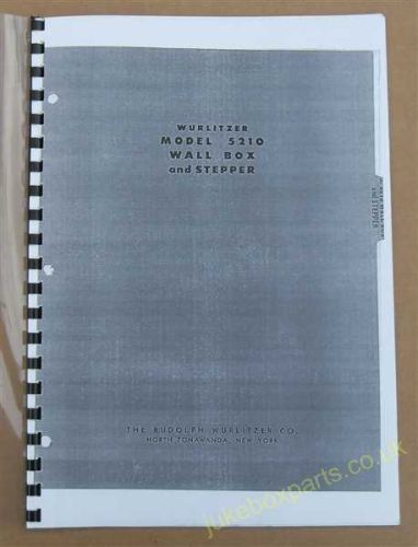 Wurlitzer Model 5210 Wall Box & Model 2000 Stepper Unit (USM354)