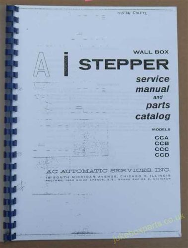 Ami Wall Box Stepper Service Manual & Parts Catalog (USM355)