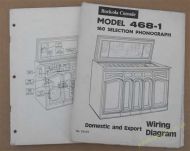Rock-Ola 468 Grand Salon Service Manual & 468-1 Domestic & Export Wiring Diagram (USM366)