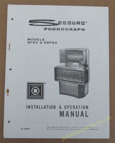 Seeburg SPS2, ESPS2 Installation & Operation Manual (USM378)