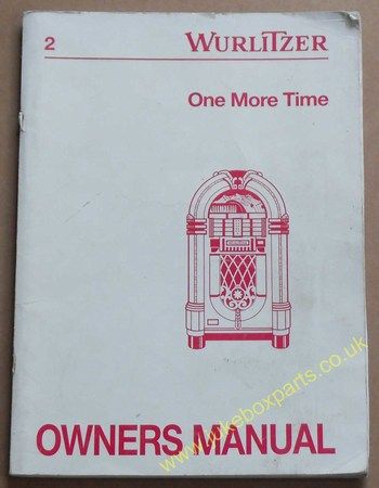 Wurlitzer One More Time - 45RPM Service, Parts & Operating Manual (USM392)