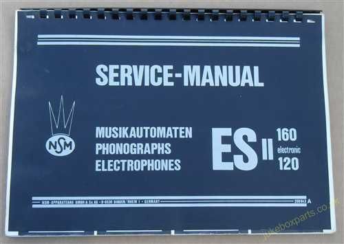 NSM Service Manual ES11 160 / 120 Electronic (USM394)