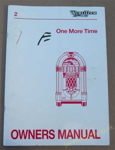 Wurlitzer One More Time - 45RPM Service, Parts & Operating Manual (USM397)