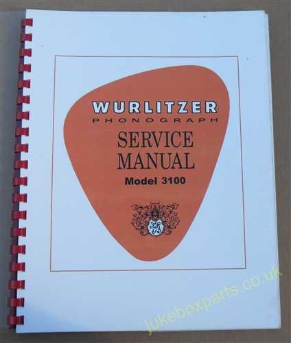 Wurlitzer 3100 Series Service & Parts Manual (1967) (USM399)