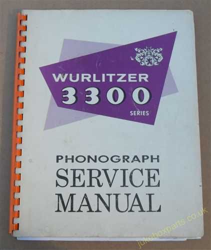 Wurlitzer 3300 Series Service & Parts Manual (1969) (USM401)