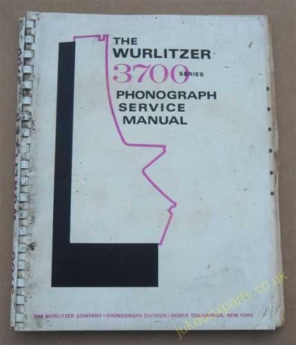 Wurlitzer 3700 Series Service & Parts Manual (1973) (USM406)