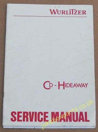 Wurlitzer CD Hideaway Original Service Manual (USM408)