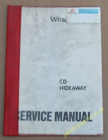 Wurlitzer CD Hideaway Service Manual (USM410)