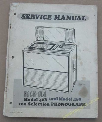 Rock-Ola 463, 469 Service Manual (USM413)