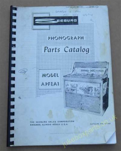 Seeburg APFEA1 Parts Catalog (USM423)
