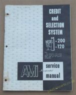 Ami I-200 & I-120 Credit & Selection System Manual (USM439)