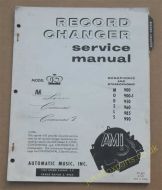 AMI Record Changer Service Manual (USM442)