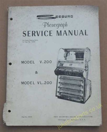Seeburg V-200 & VL-200 Service Manual (USM453)