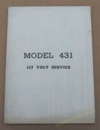 Rock-Ola Concerto 431 Schematic Diagram for 117 Volt (USM472)