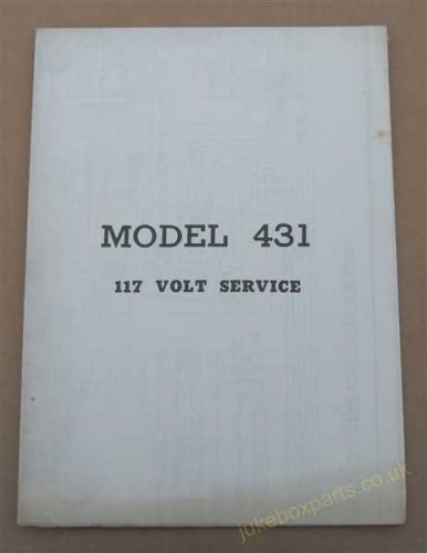 Rock-Ola Concerto 431 Schematic Diagram for 117 Volt (USM472)