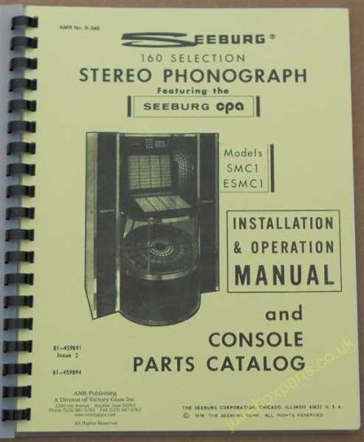 Seeburg Disco SMC1 & ESMC1 (1979) Installation & Operation Manual & Parts Catalogue (USM69)
