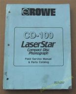 Rowe Ami CD-100 Laserstar Field Service Manual & Parts Catalog (USM75)