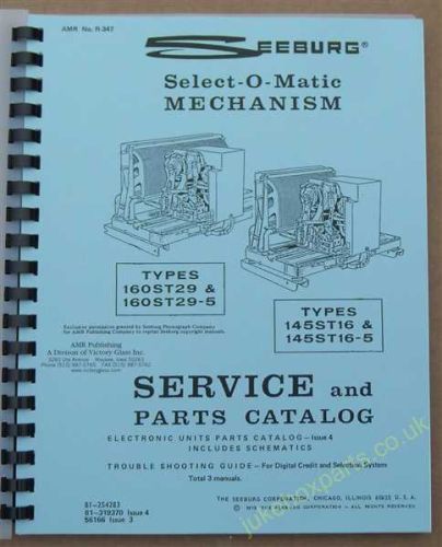 Seeburg Select-O-Matic Service Manual & Parts Catalogue (USM77)