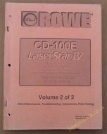 Rowe-Ami CD-100E LaserStar IV Field Service Manual & Parts Catalogue Volume 2 of 2 (USM80)