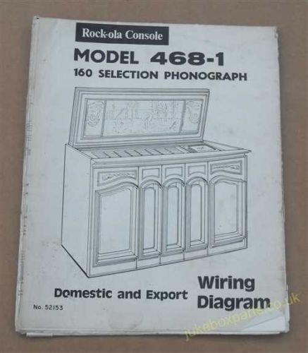 Rock-Ola Model 468-1 Domestic & Export Wiring Diagram (USM91)