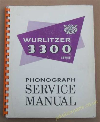 Wurlitzer 3300 Series Service & Parts Manual (USM95)