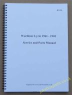 Wurlitzer Lyric 1961 -1969 Vertical Playing Mechanism Service & Parts Manual