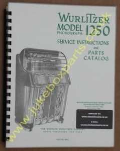 Wurlitzer 1250 Service & Parts Manual