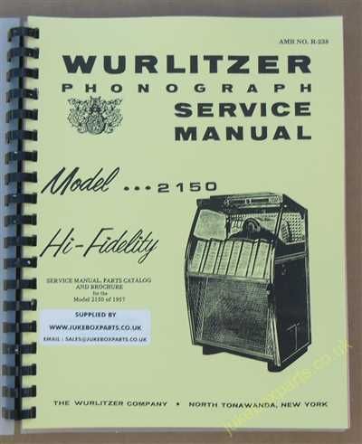 Wurlitzer 2150 Service & Parts Manual (1957)