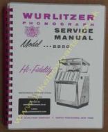 Wurlitzer 2250 Service & Parts Manual (1958)